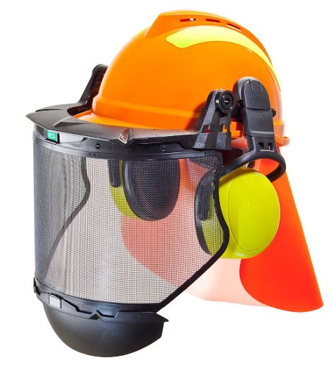 MSA Waldarbeiter-Schutzhelm-Kombination, orange