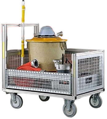MUNK Rollcontainer mit Gitterbox-Aufbau 2