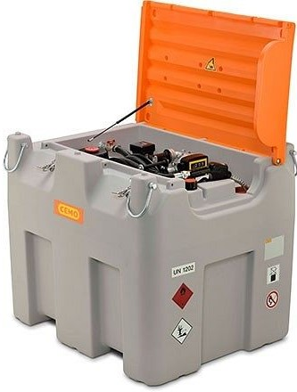 CEMO CUBE-Tank Mobil 980 l Basic, mit Elektropumpe