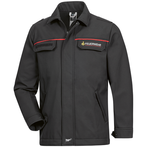 Flammgard Softshell-Jacke Feuerwehr BaWü Unisex