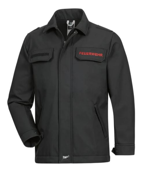 Flammgard Klassik Softshell-Jacke Feuerwehr Unisex