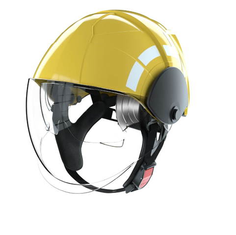 PAB Fw.-Helm Fire Compact, Typ A, leuchtgelb-matt