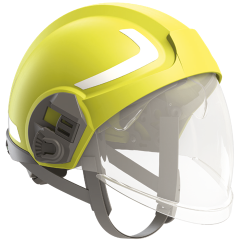 PAB Fw.-Helm Fire 05 PRO, Typ A, nachleuchtend