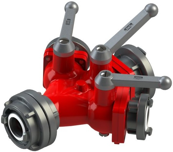 AWG Verteiler C-DD Kugelhahnabsperrung