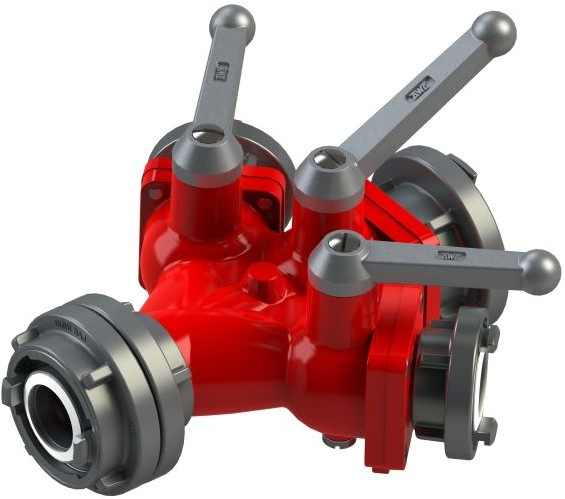 AWG Verteiler C-CC Kugelhahnabsperrung