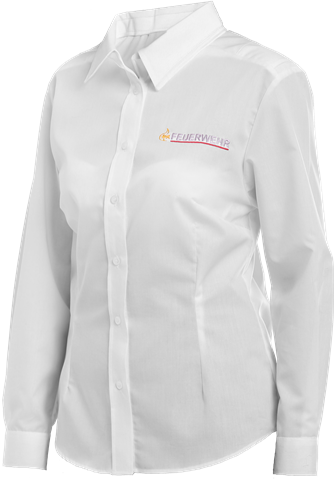KLASSIKER Bluse langarm weiß