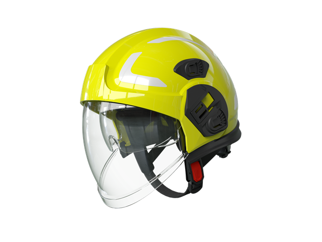 PAB Fw.-Helm Fire 05, Typ B, leuchtgelb-nachl.