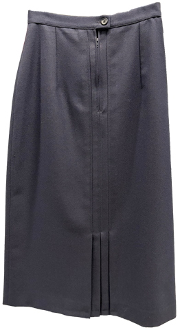 WATEX Damen-Rock blau lang