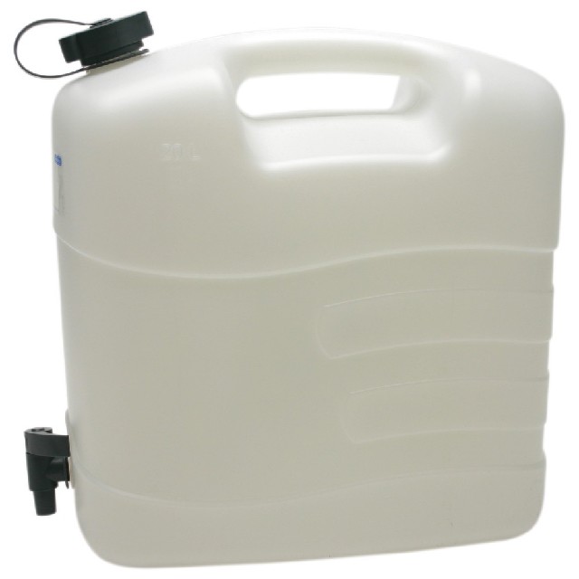 Wasserkanister 20L mit Ablasshahn