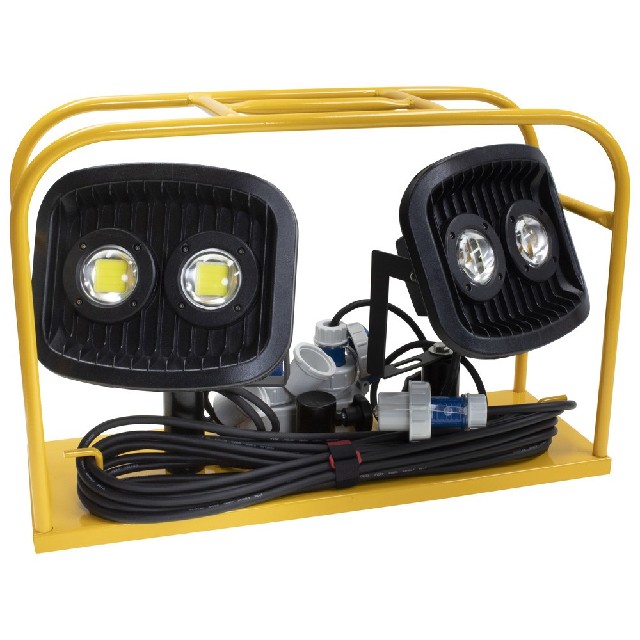 DÖNGES Scheinwerfercontainer-Set komplett, 2x60 W
