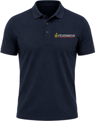 Polo-Shirt BaWü mit Stick "Staufer-Löwe"