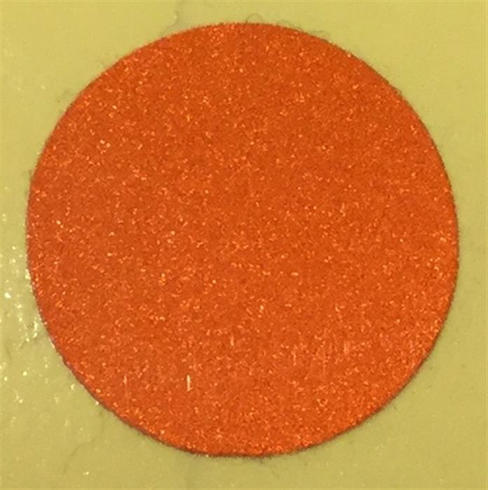 Helmkennzeichnungspunkt, orange 2