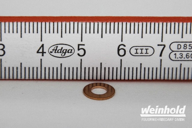 MSA Dichtring 8,0 x 4,0 x 0,5 für Manometerleitung 2