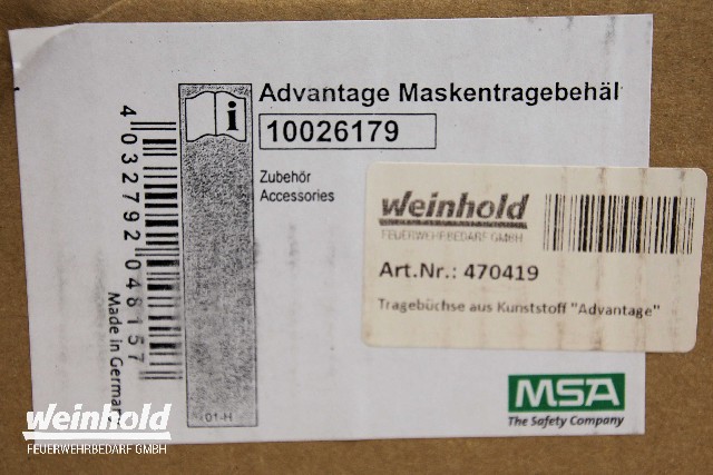 MSA Tragebehälter "Advantage" 4