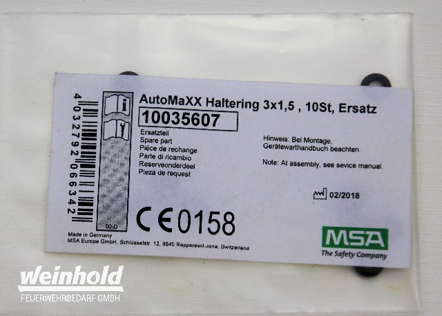 MSA Haltering 3 x 1,5 für Lungenautomat 3