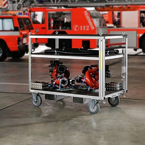 MUNK Universal-Rollcontainer mit 2 Plattformen