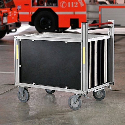 MUNK Rollcontainer Schlauch, gebuchtet