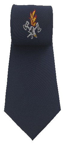 Krawatte, Trevira blau, gewebtem FW-Emblem
