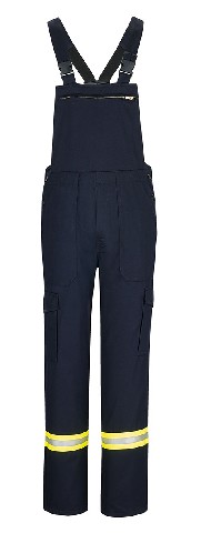 WATEX Latzhose Reflex BW