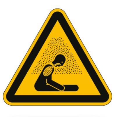Aufklebeschild Warnung vor Erstickungsgefahr